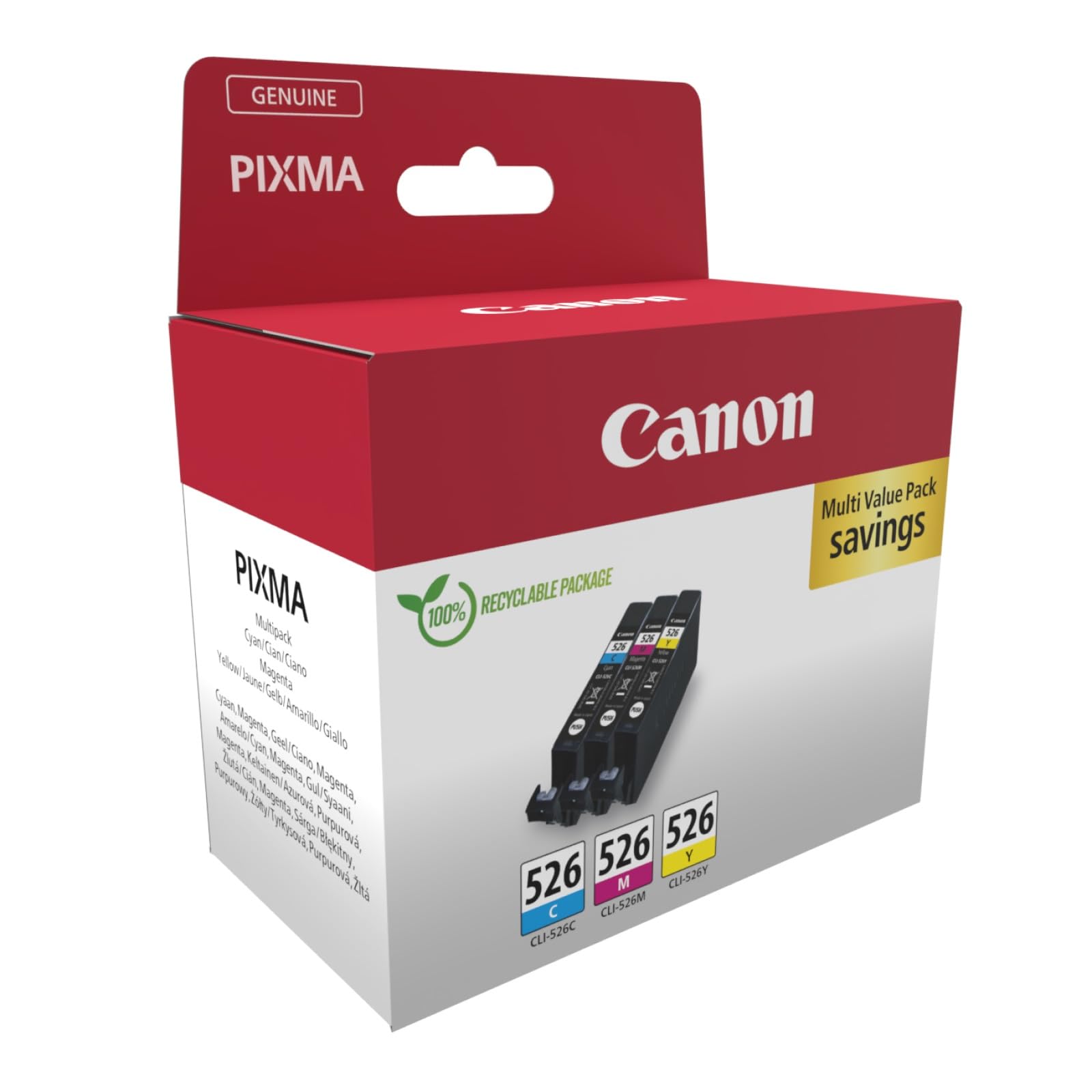 CANON CLI-526 Ink Cartridge C/M/Y combo