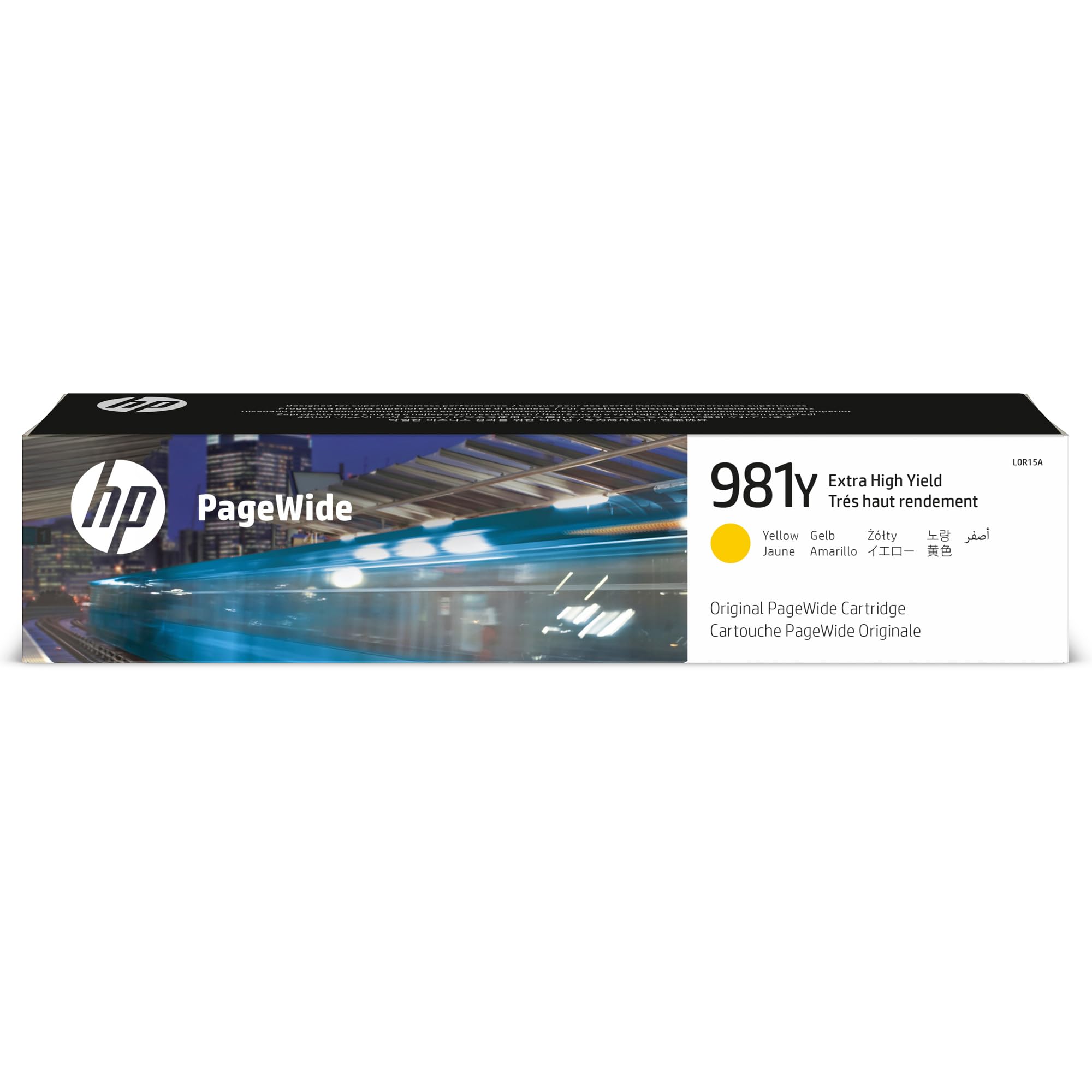 HP 981Y original Extra High Yield Yellow PageWide Cartridge L0R15A