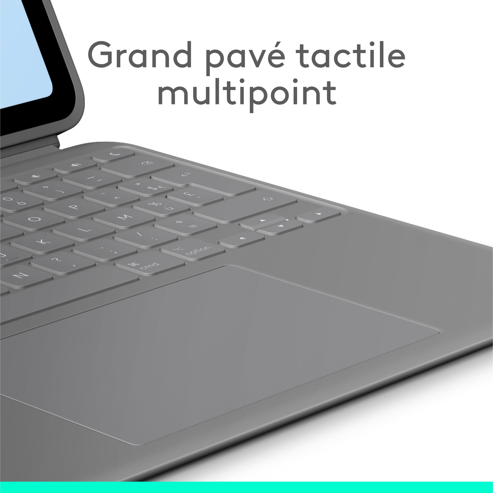 LOGITECH Combo Touch for iPad Air 13p M2 OXFORD GREY (FRA)