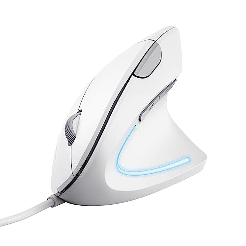 TRUST Souris filaire ergonomique VERTO - Noire
