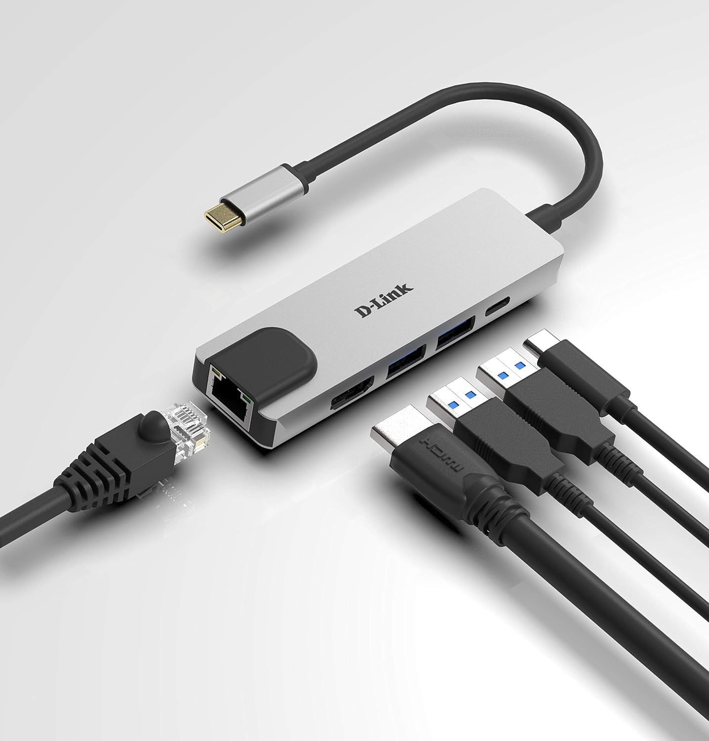 D-LINK USB-C 5-en-1 HDMI charging