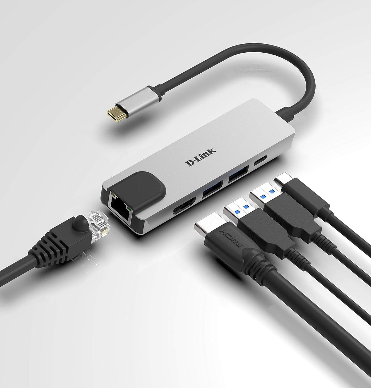 D-LINK USB-C 5-en-1 HDMI charging