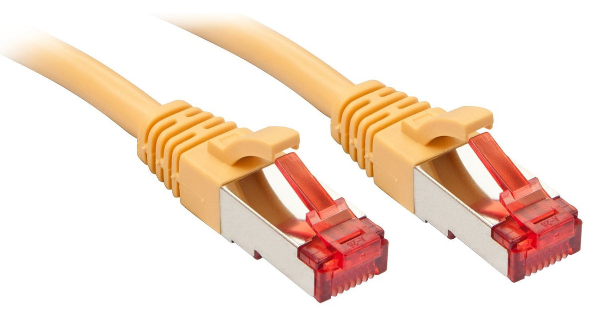 LINDY Cat.6 S/FTP Cable Yellow 0.3m Patch Cable