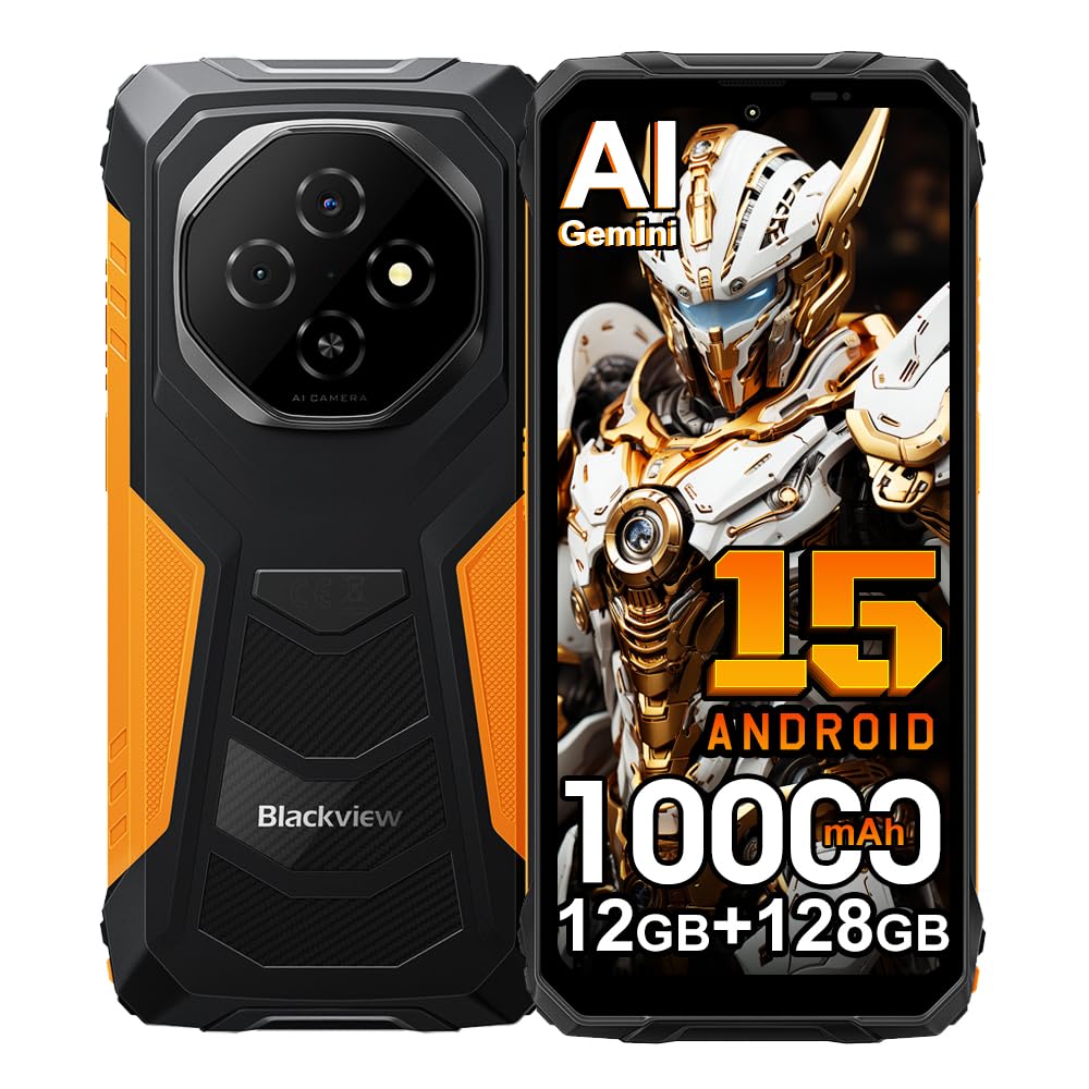 Blackview FORT 1 (6.56'' -  NFC - 256 Go, 6 Go de RAM - 10000mAh) Noir