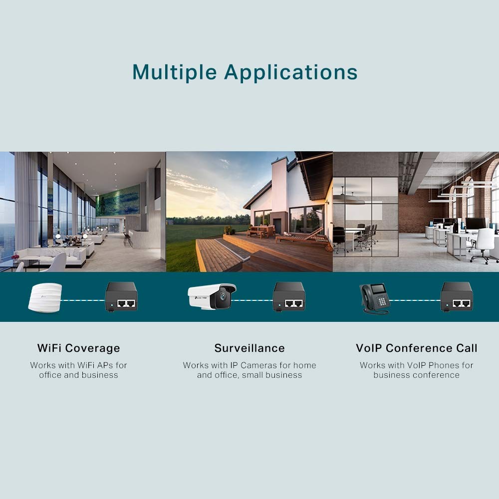 TP-Link TL-POE160S adaptateur et injecteur PoE Gigabit Ethernet