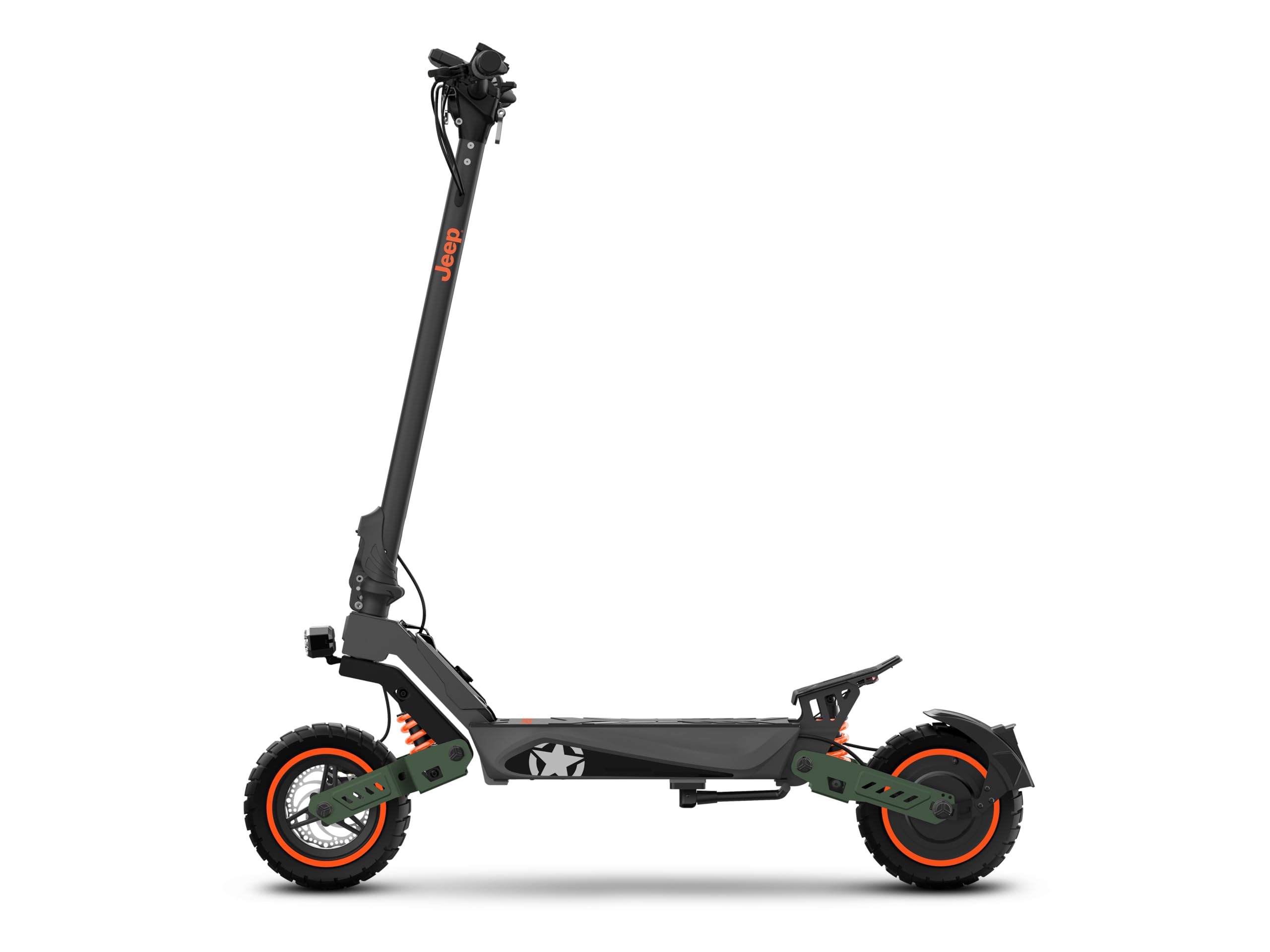 Trott elec JEEP JXP Acier mot 500W Pneu 11.6'' tubeless Plein Susp AV/AR Frein A