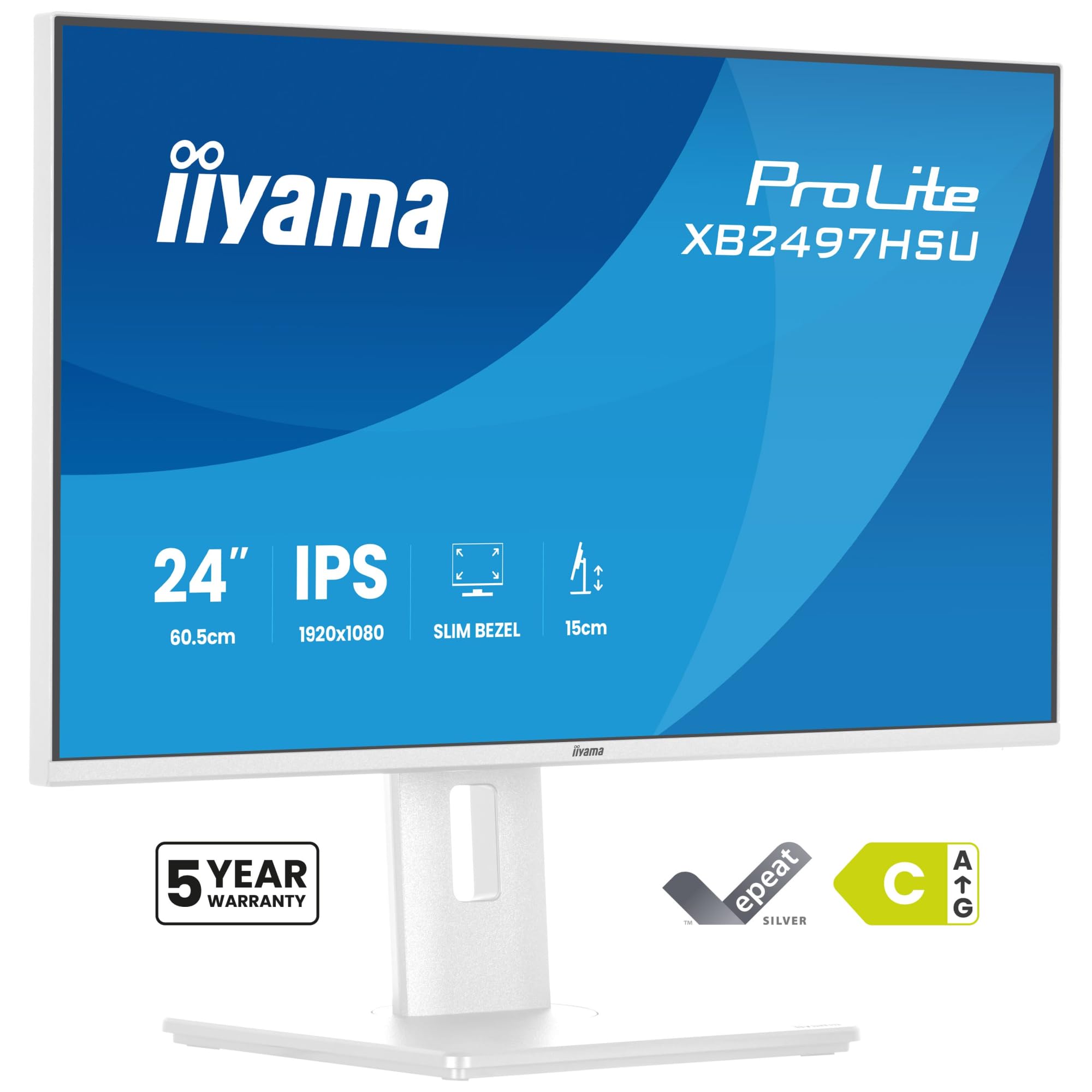 XB2497HSU-W1 24"" FHD Bsnss IPS WHITE
