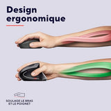 TRUST Souris sans fil ergonomique VERTO - Noire