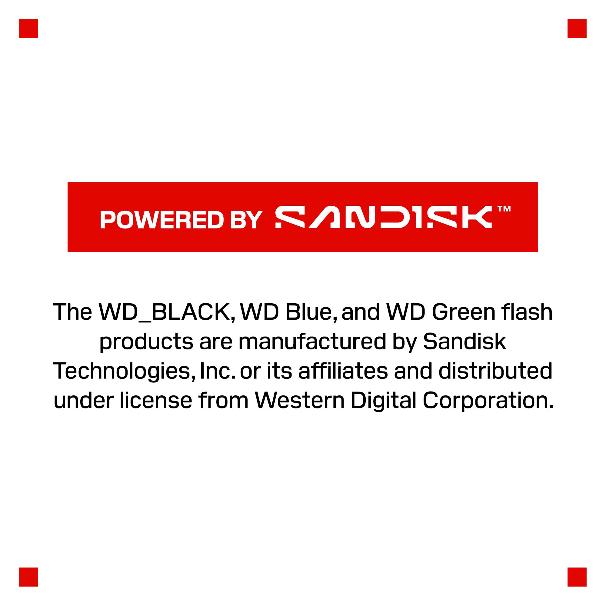 WD Black SN7100 NVMe SSD 500Go M.2 2280 POWERED BY SANDISK