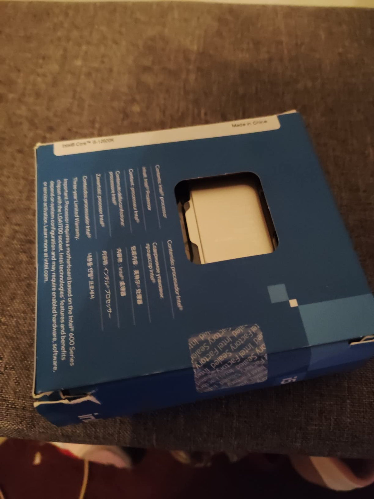Intel Core i5-12600 processeur 18 Mo Smart Cache Boîte