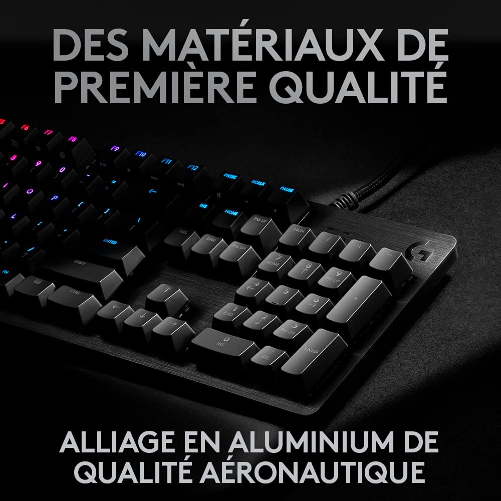 LOGITECH G513 Carbon Lightsync RGB Mechanical Gaming Keyboard GX Brown Carbon FRA Central