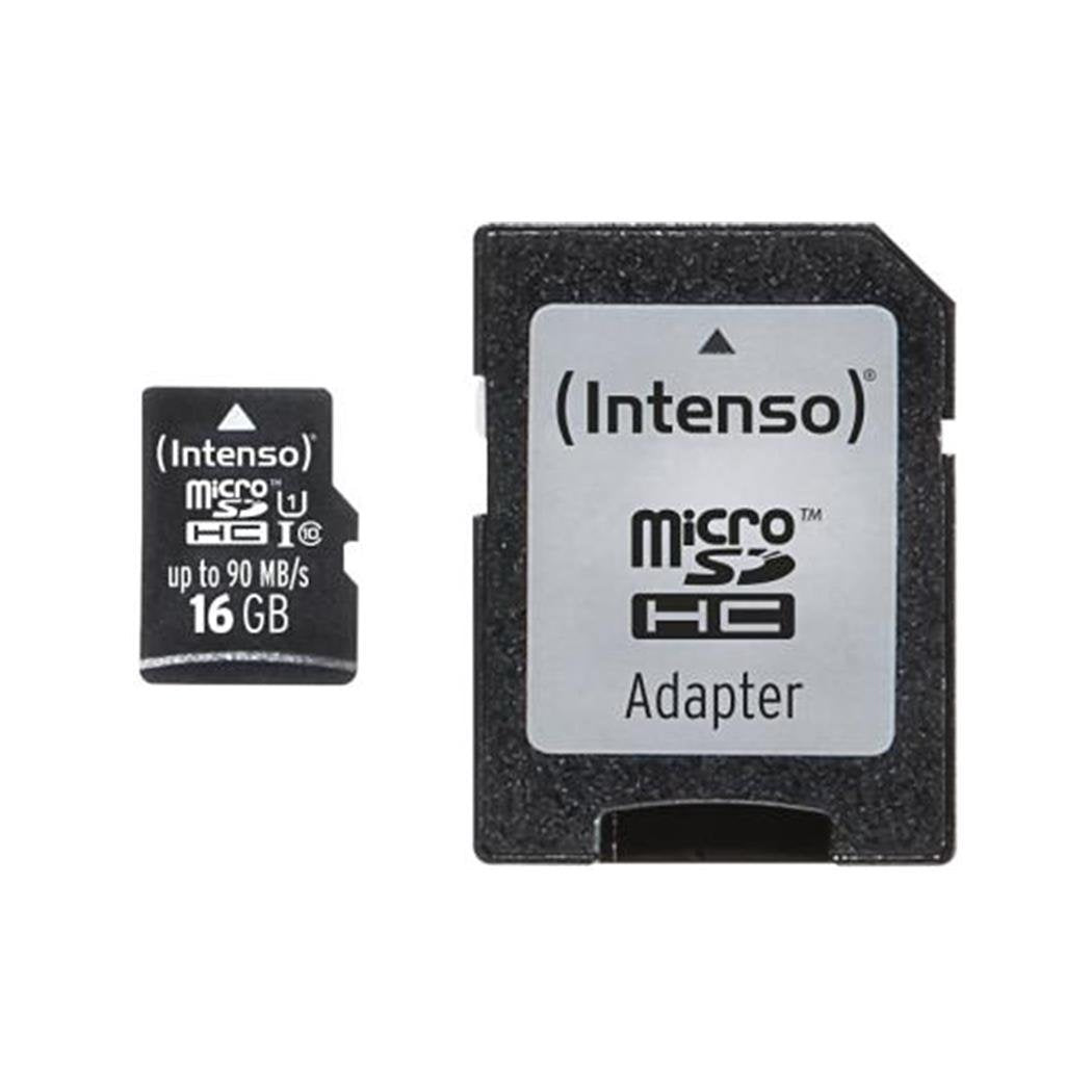 INTENSO Carte MicroSDHC UHS-I Professional Class 10 - 16 Go
