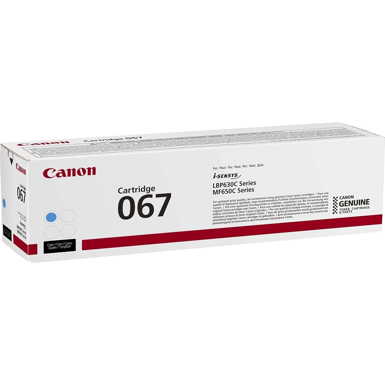 CANON Toner Cartridge 067 Cyan