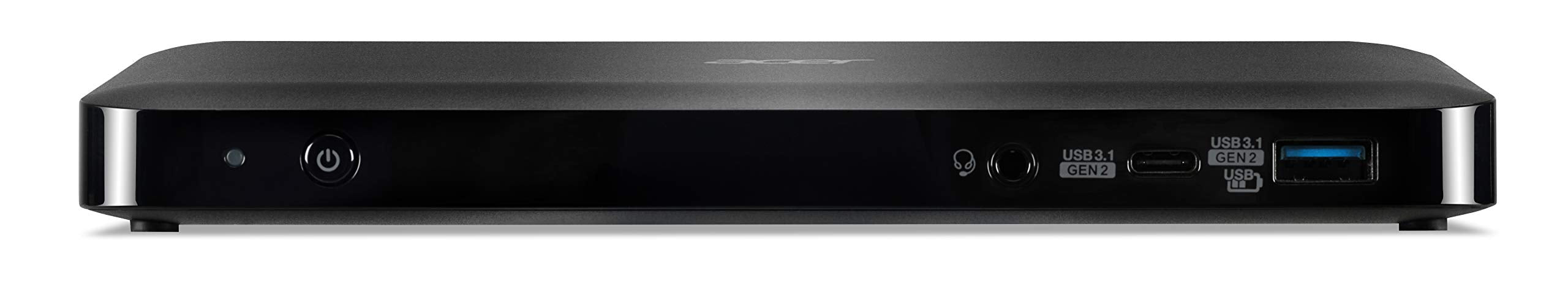 ACER USB Type-C Dockingstation III 85W charging Rear 2xDP 1.4++ HDMI 2.0 RJ45 2xUSB 3.1 Gen2 Front 2xUSB 3.1 1xType-C 3.5mm Audio