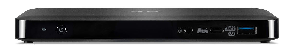 ACER USB Type-C Dockingstation III 85W charging Rear 2xDP 1.4++ HDMI 2.0 RJ45 2xUSB 3.1 Gen2 Front 2xUSB 3.1 1xType-C 3.5mm Audio