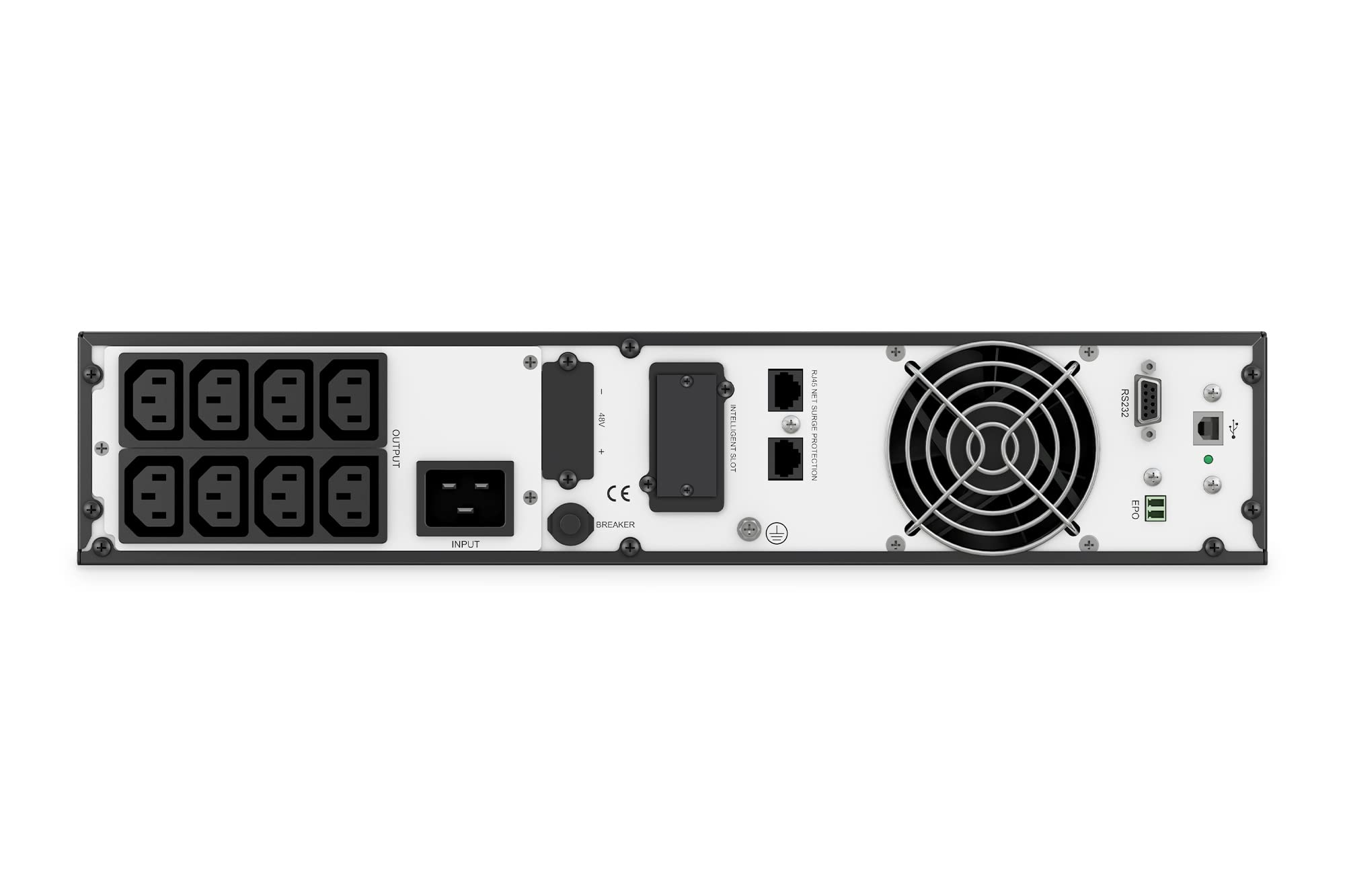 Digitus DN-170095 alimentation d'énergie non interruptible Double-conversion (en ligne) 1,5 kVA 8 sortie(s) CA