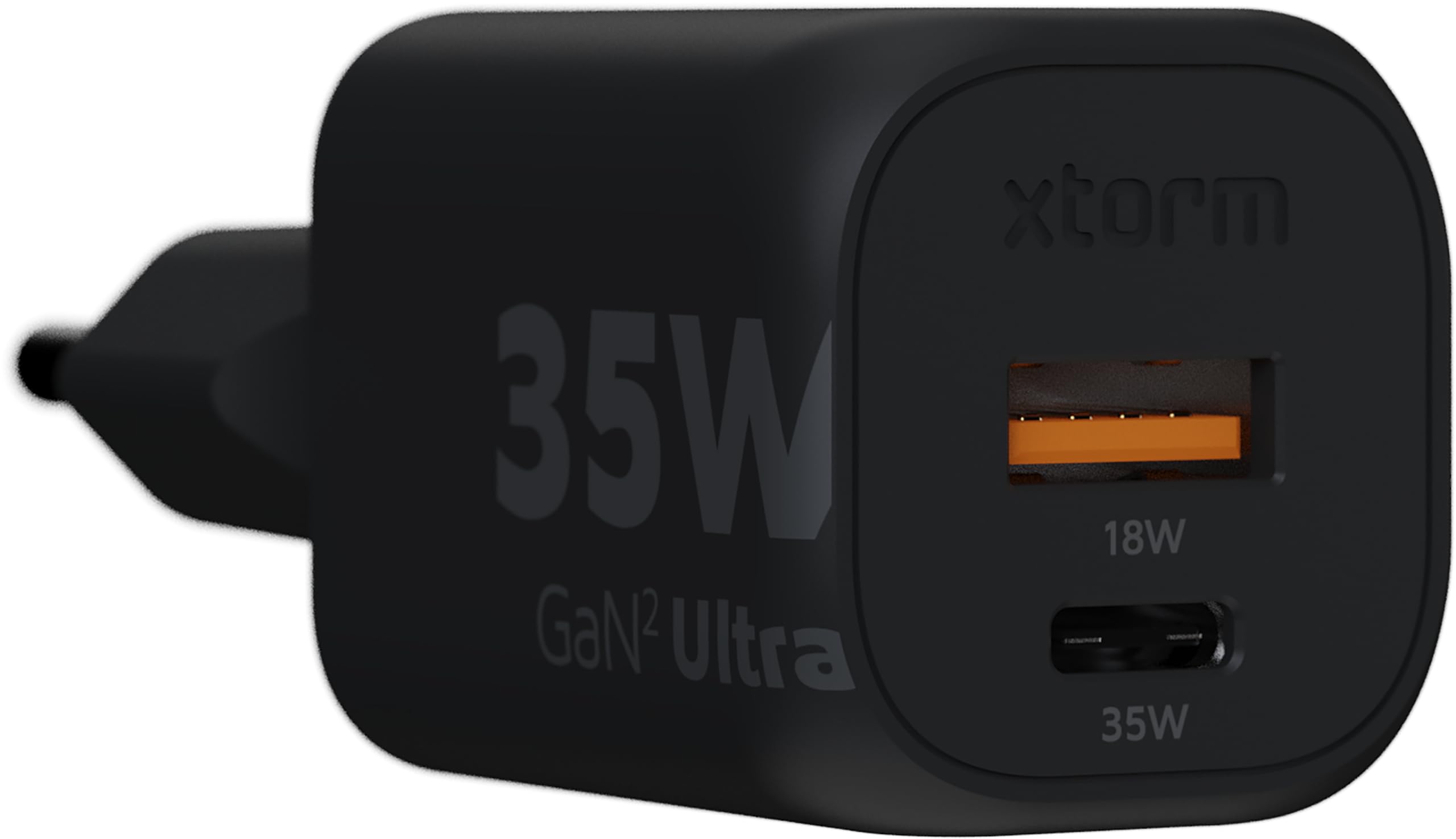 XTORM Chargeur mural écologique XEC0351 35 W 2 ports USB-A USB-C PD certifié GRS