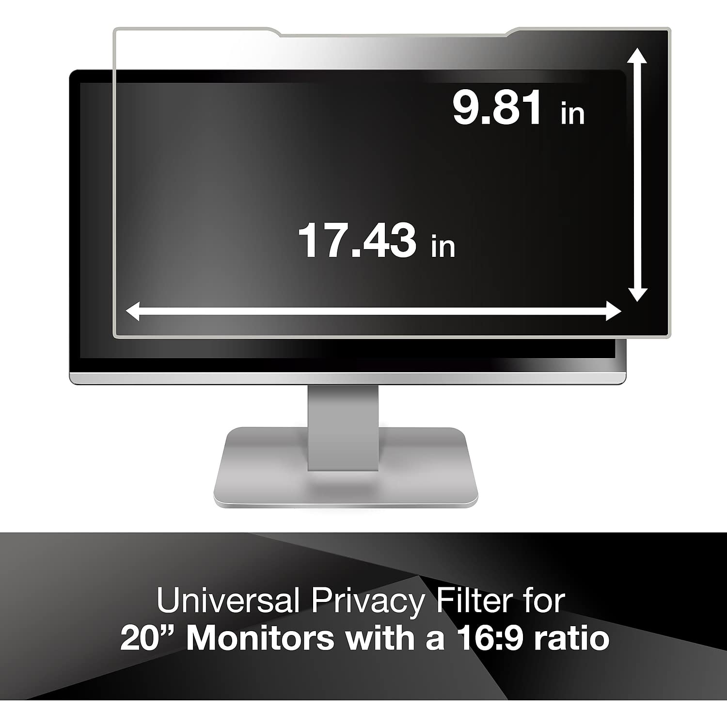 Filter 3M Privacy Monitor 20.0in/16:9