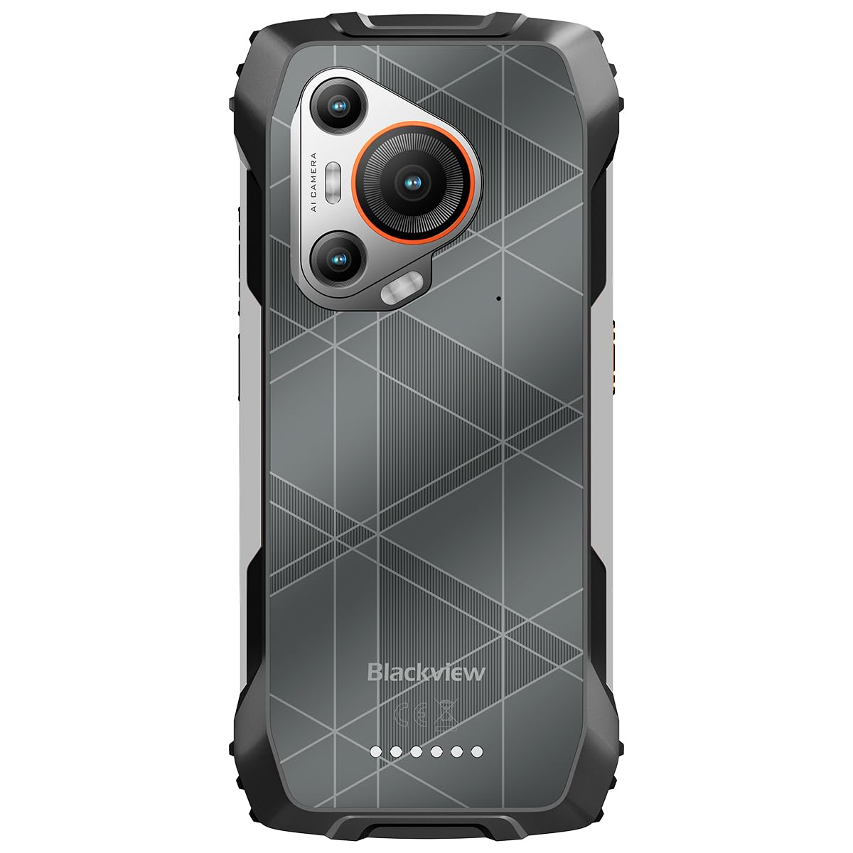 Blackview BL7000 (Doke IA - 5G - Écran 6.78'' - 256 Go, 8 Go RAM) Orange