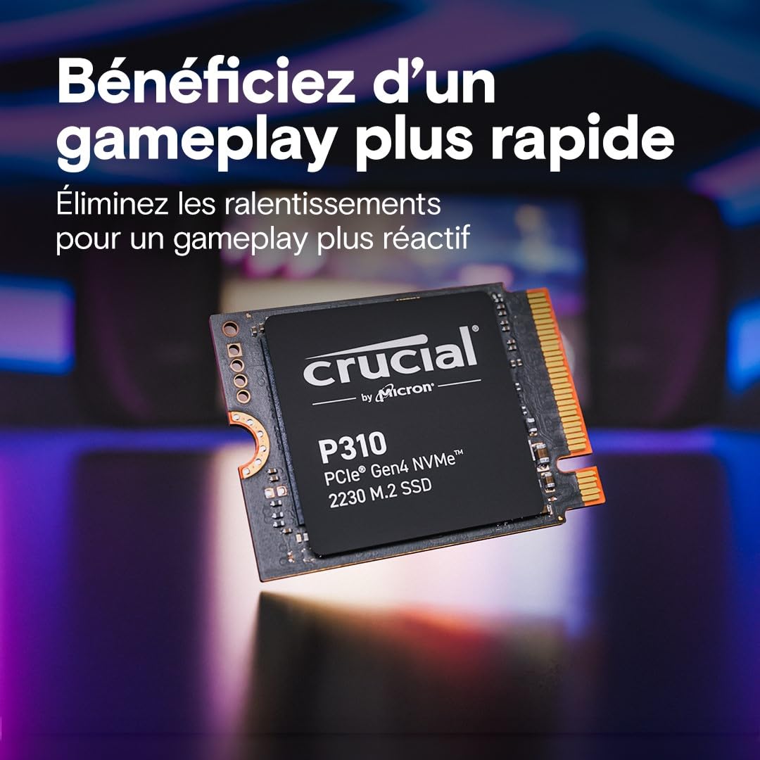 Crucial P310 1 To PCIe Gen4 NVMe 2230 M.2 SSD