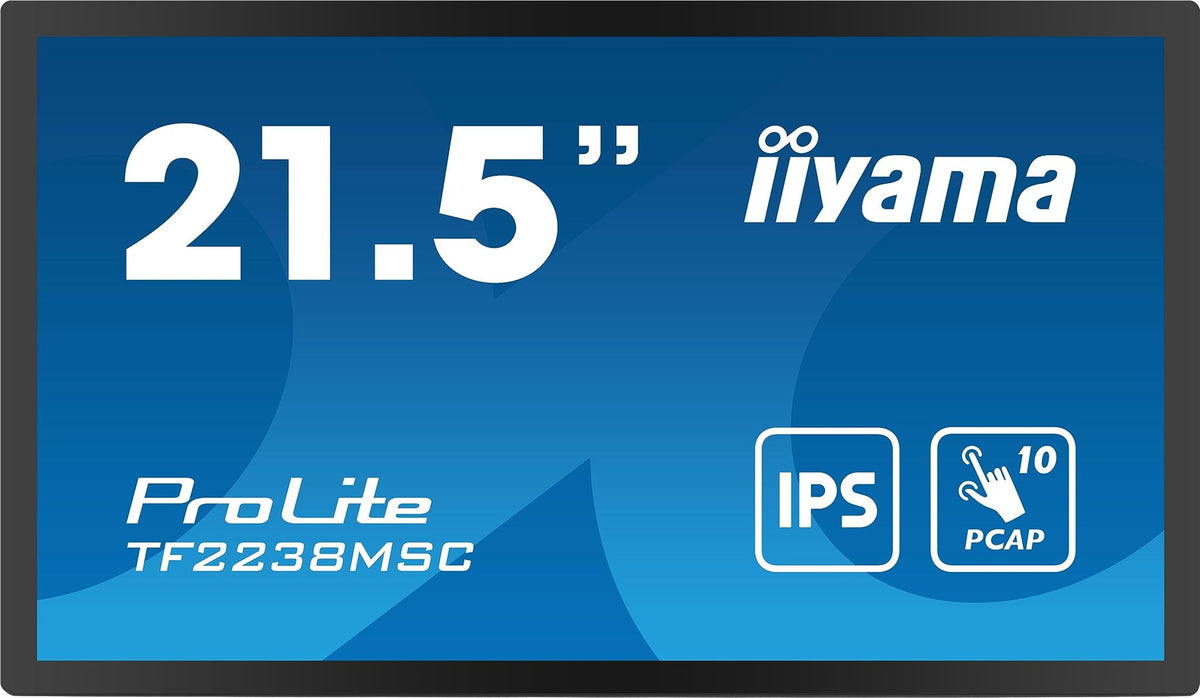 21.5" Bonded PCAP Bezel Free 10P Touch w