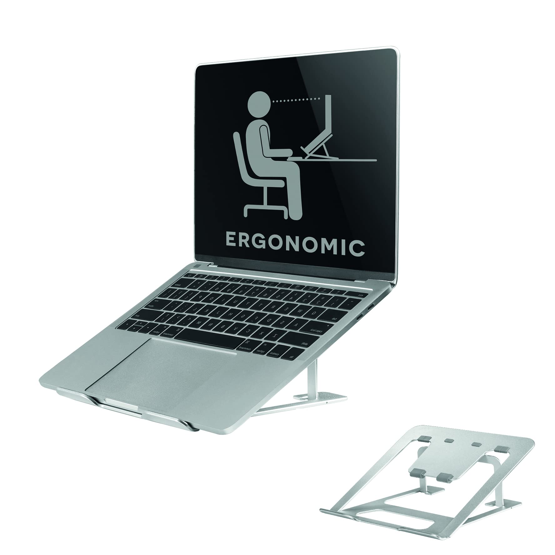 NEOMOUNTS NSLS085SILVER Support pour ordinateur portable 10-17p - pliable - compact - universel