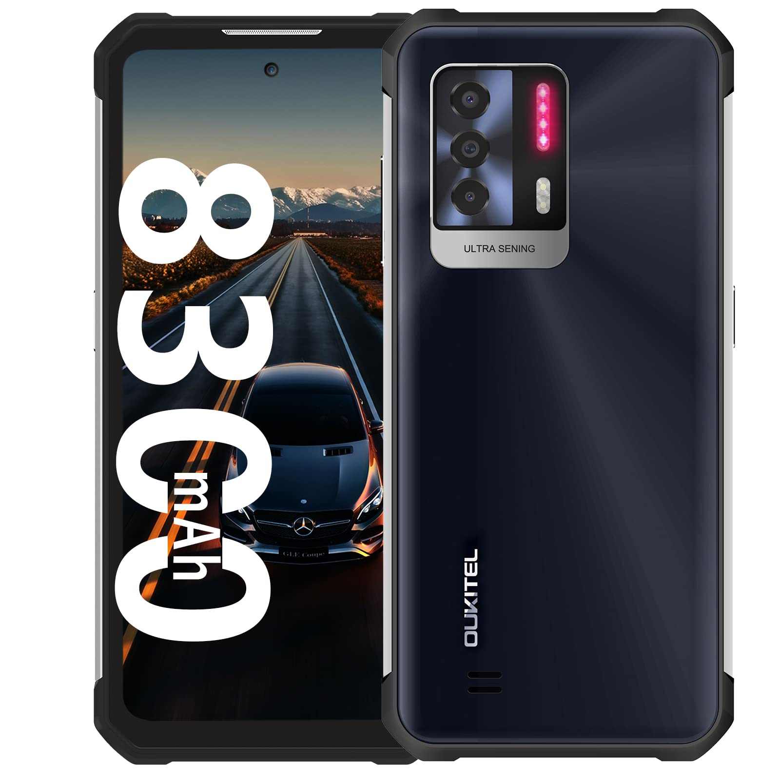 Oukitel WP17 (Double Sim - 6.78" - 128 Go, 8 Go RAM) - Noir