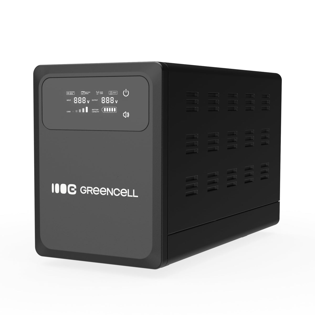 Green Cell UPSLPPC1000 Onduleur AVR UPS 1500VA 1000W PowerCore 12 VDC avec écran LCD