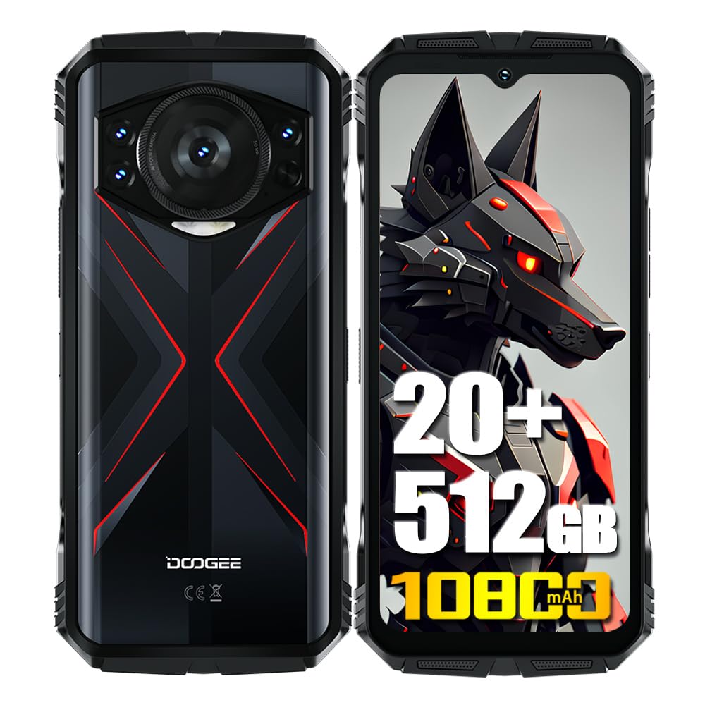 Doogee S118 (Double Sim - 6.58'', 512 Go, 8 Go RAM) Argent