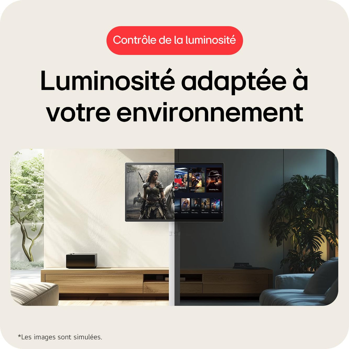 LG - Ecran LCD - 32p - 3840x2160 4K 60 Hz - IPS - 5 ms - Inclinable - Hauteur réglable - Pivotant - Garantie 3 ans