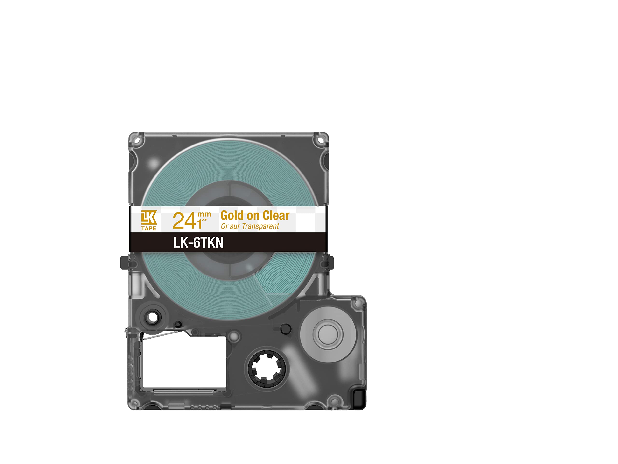 EPSON Metallic Tape Clear/Gold 24mm 9m LK-6TKN