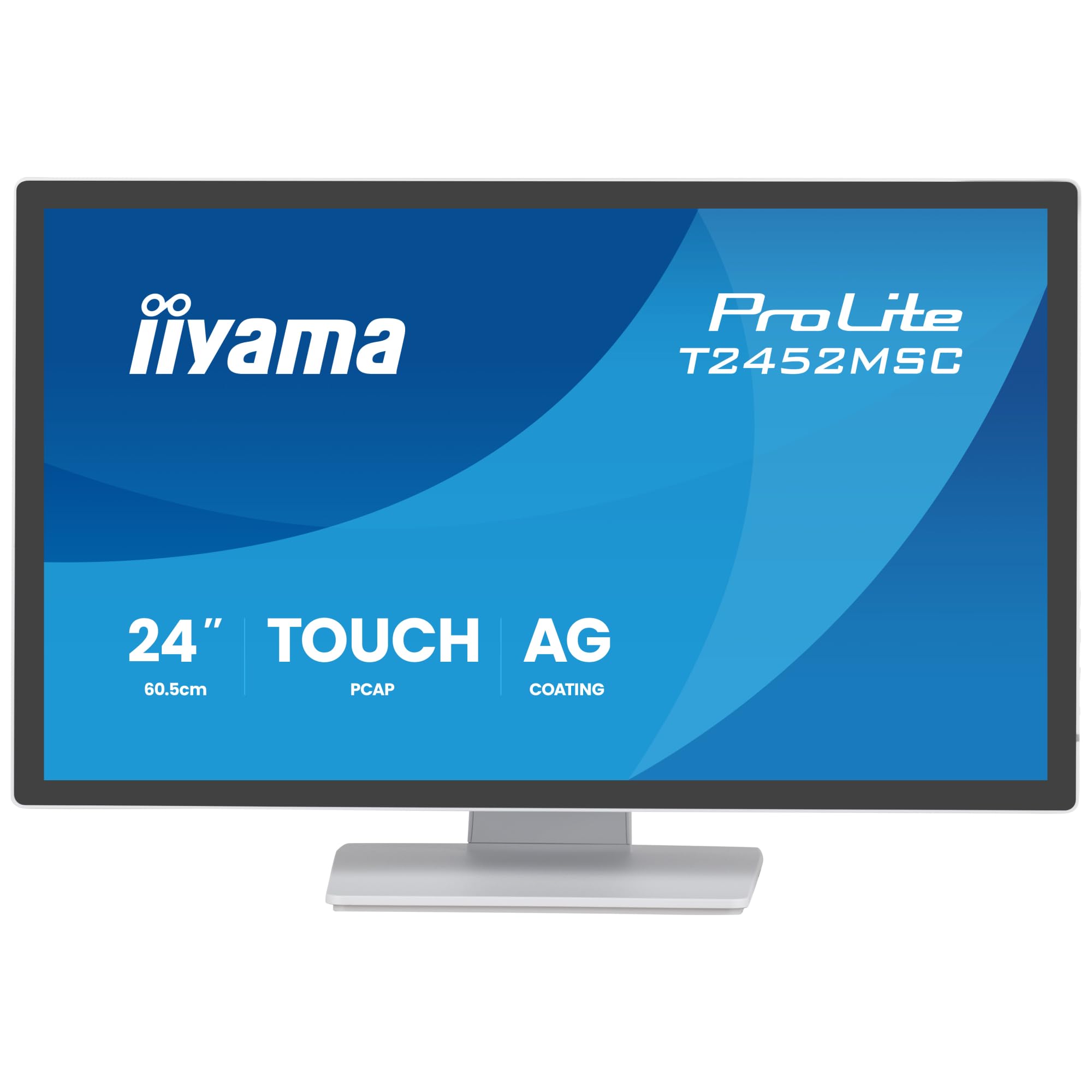 Iiyama 23.8-inch Touchscreen Monitor DeepContrast PCAP+, 10-point touch, IPS panel, 1920x1080 at 120 Hz, 5 ms, 420 cd/m2