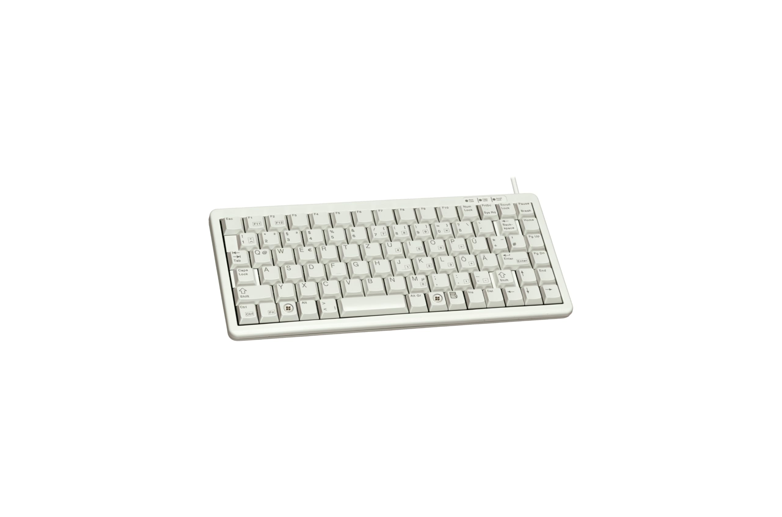CHERRY Clavier compact G84-4100 USB/PS2 noir QWERTZ (DE)