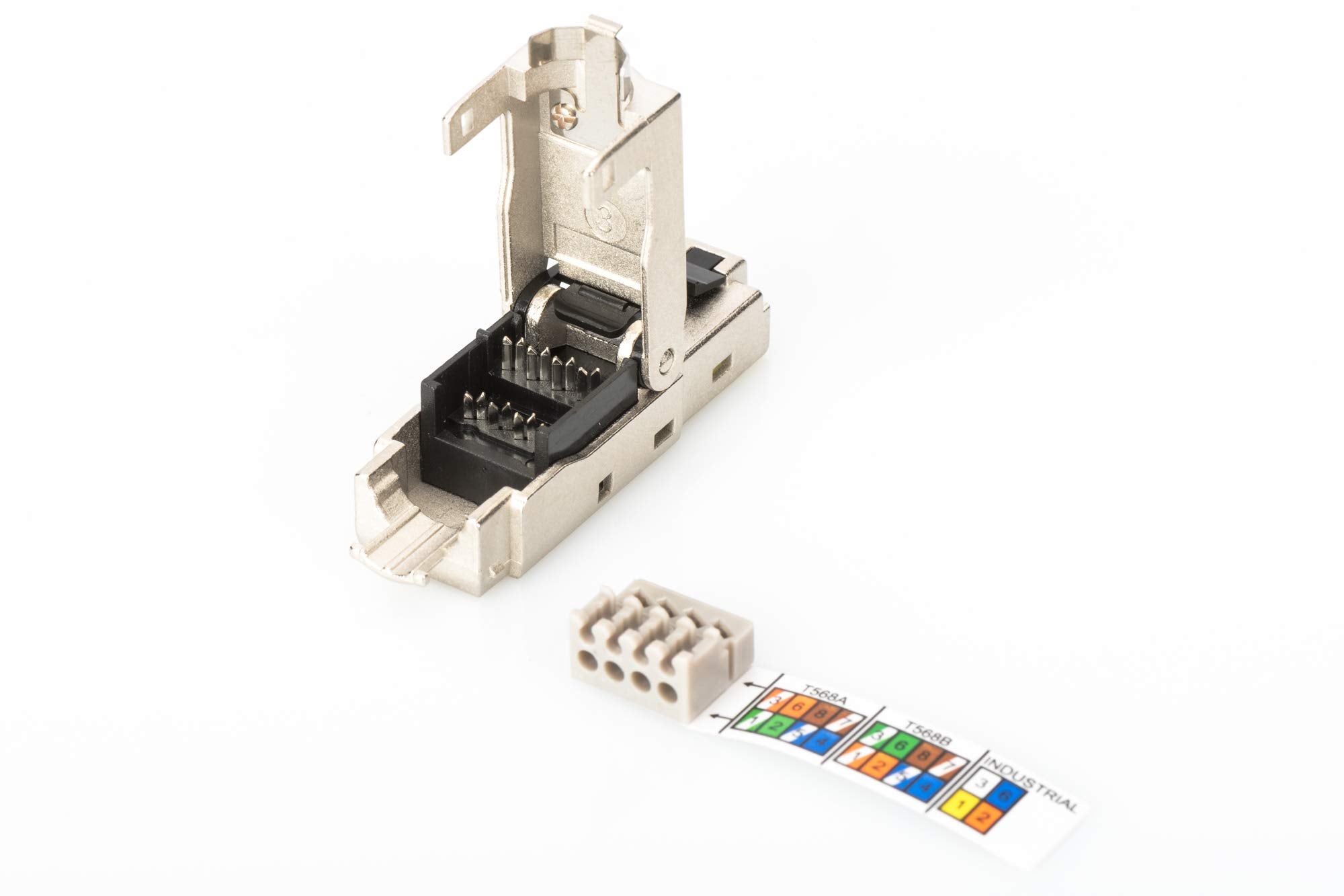 Digitus DN-93631 connecteur de fils RJ-45 Acier inoxydable