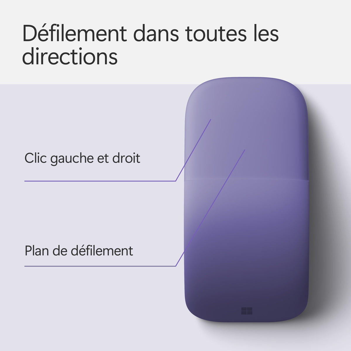 MS Srfc Arc Mouse Bluetooth Violet
