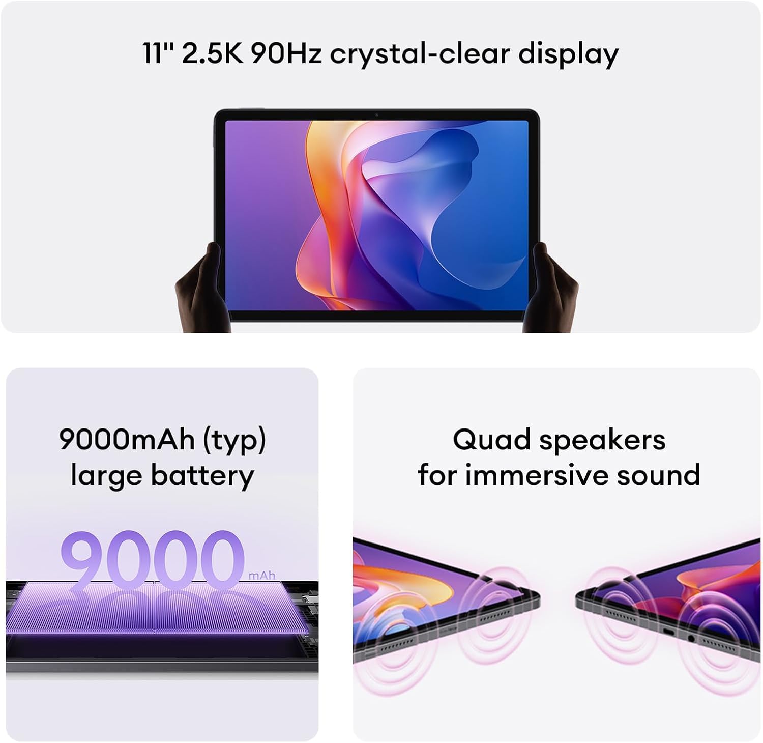 Xiaomi Redmi Pad 2 Wifi (11'' - 256 Go, 8 Go RAM) Gris