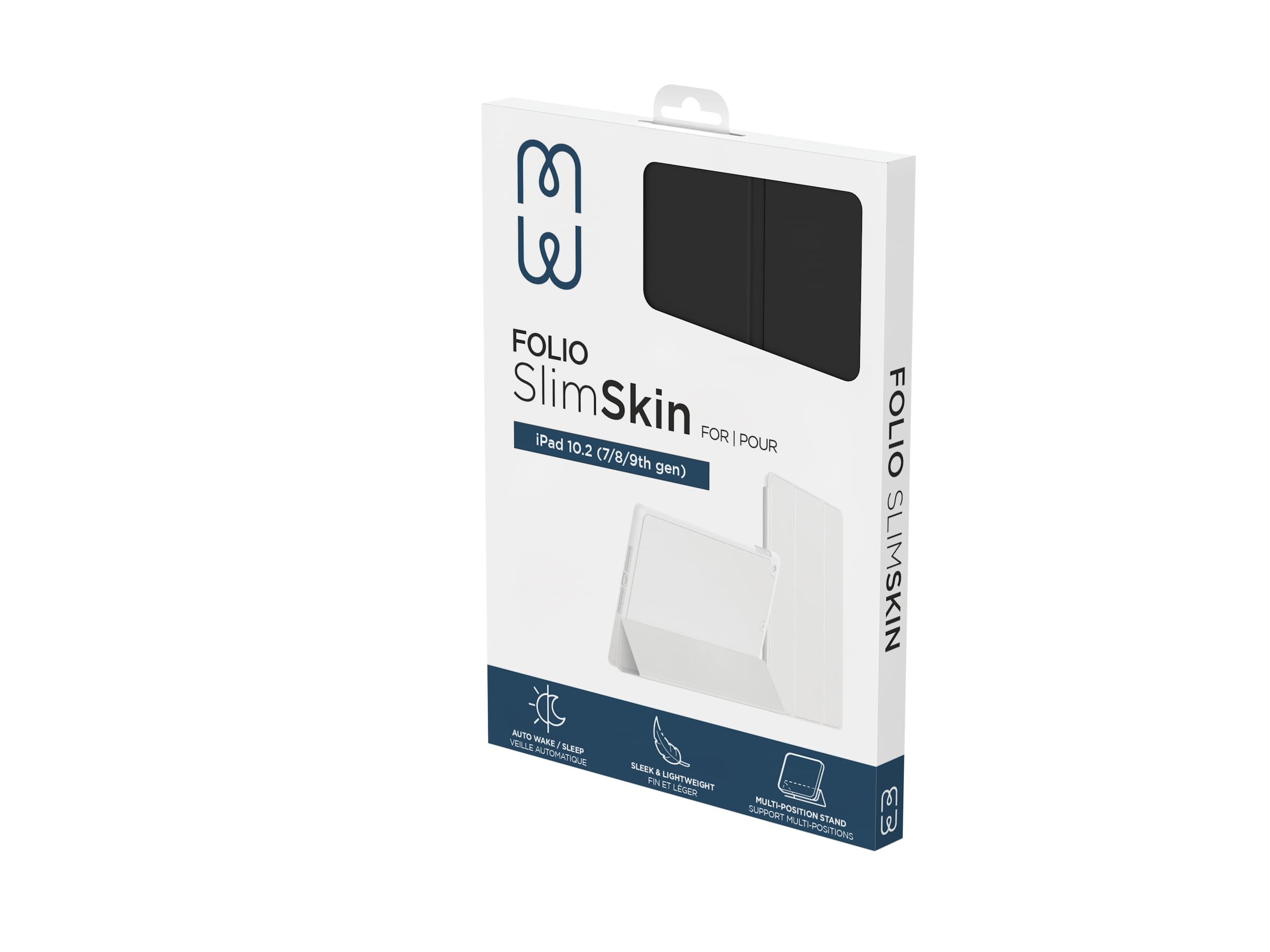 FOLIO SLIMSKIN IPAD 7/8/9 GEN BLACK