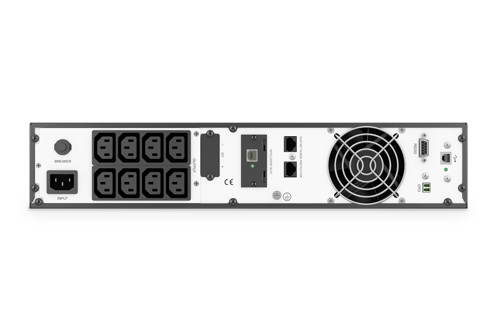 Digitus DN-170093 alimentation d'énergie non interruptible Double-conversion (en ligne) 1,5 kVA 8 sortie(s) CA