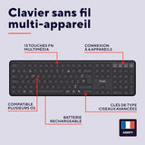 TRUST Clavier sans fil VAIYA Bluetooth (FR)