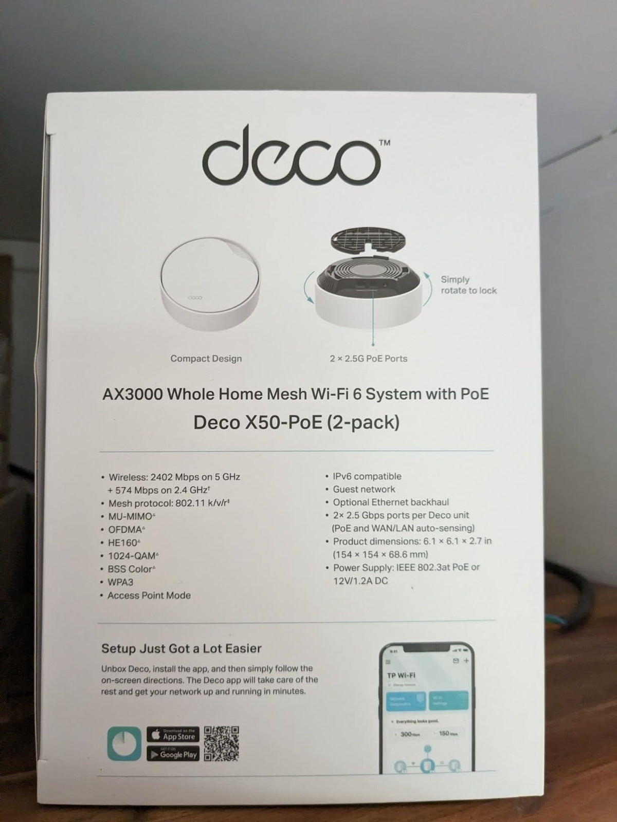 AX3000 Whole Home Mesh Wi-Fi 6 System