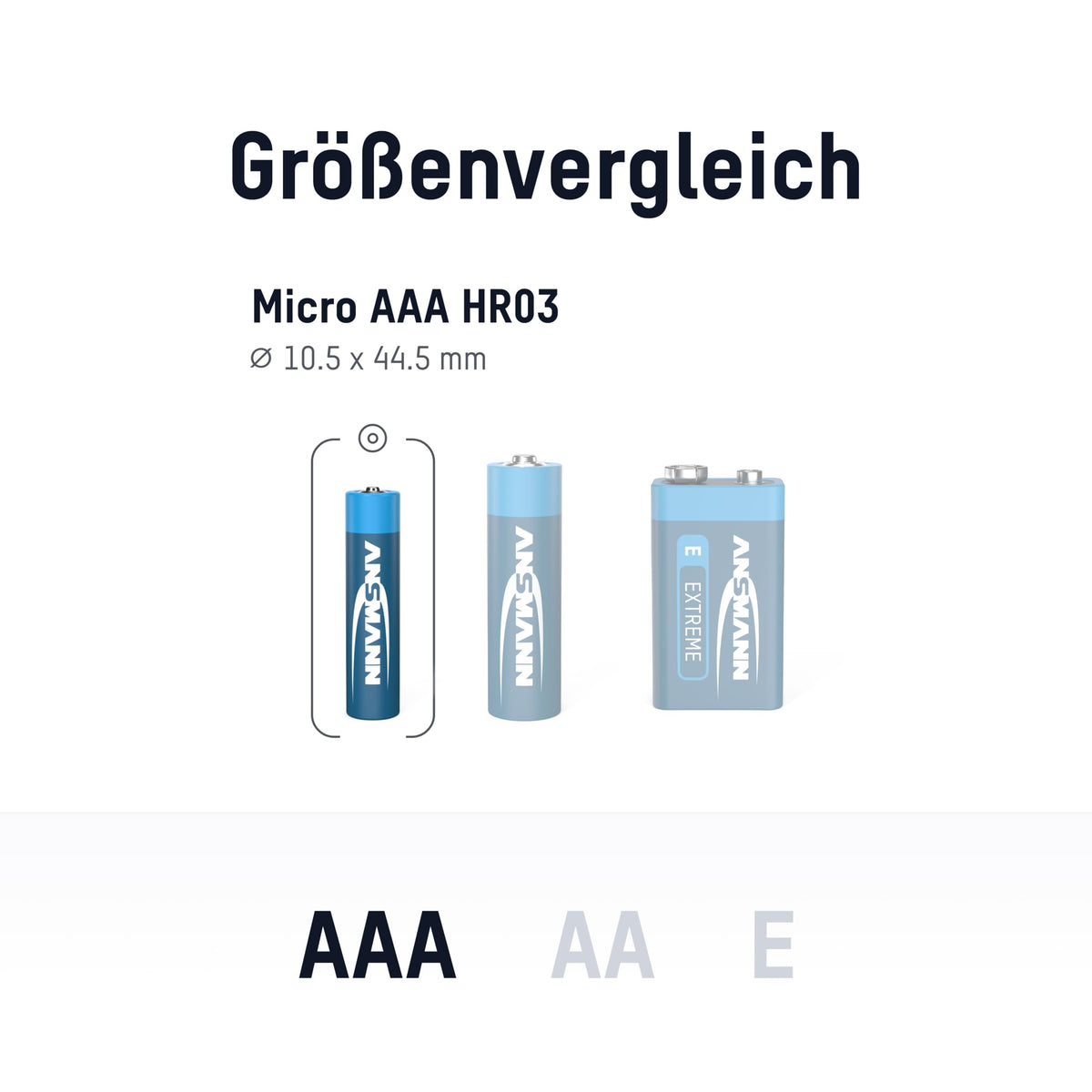ANSMANN Piles lithium 5021013 FR03 / AAA blister de 2