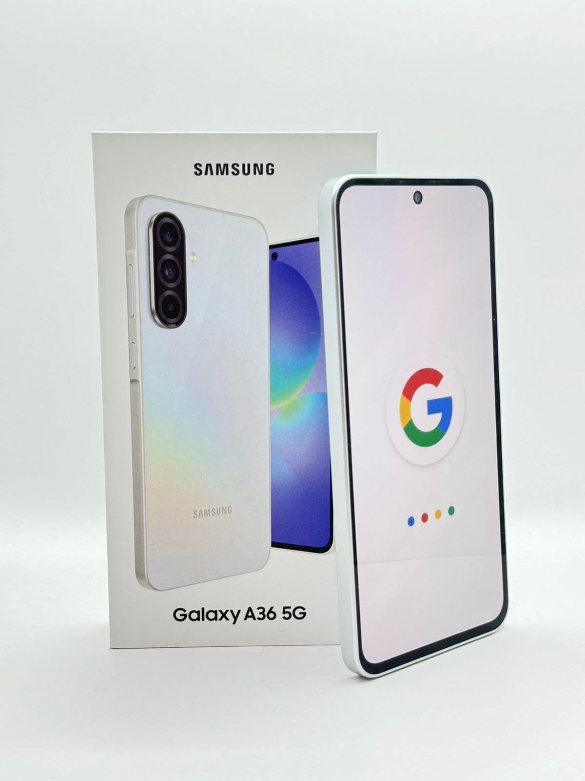 "Samsung Galaxy A36 5G 17 cm (6.7"") Double SIM Android 15 USB Type-C 6 Go 128 Go 5000 mAh Blanc"