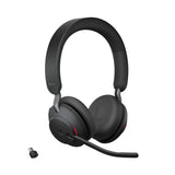 Jabra Evolve2 65, MS Stereo Casque Sans fil Arceau Bureau/Centre d'appels USB Type-C Bluetooth Noir