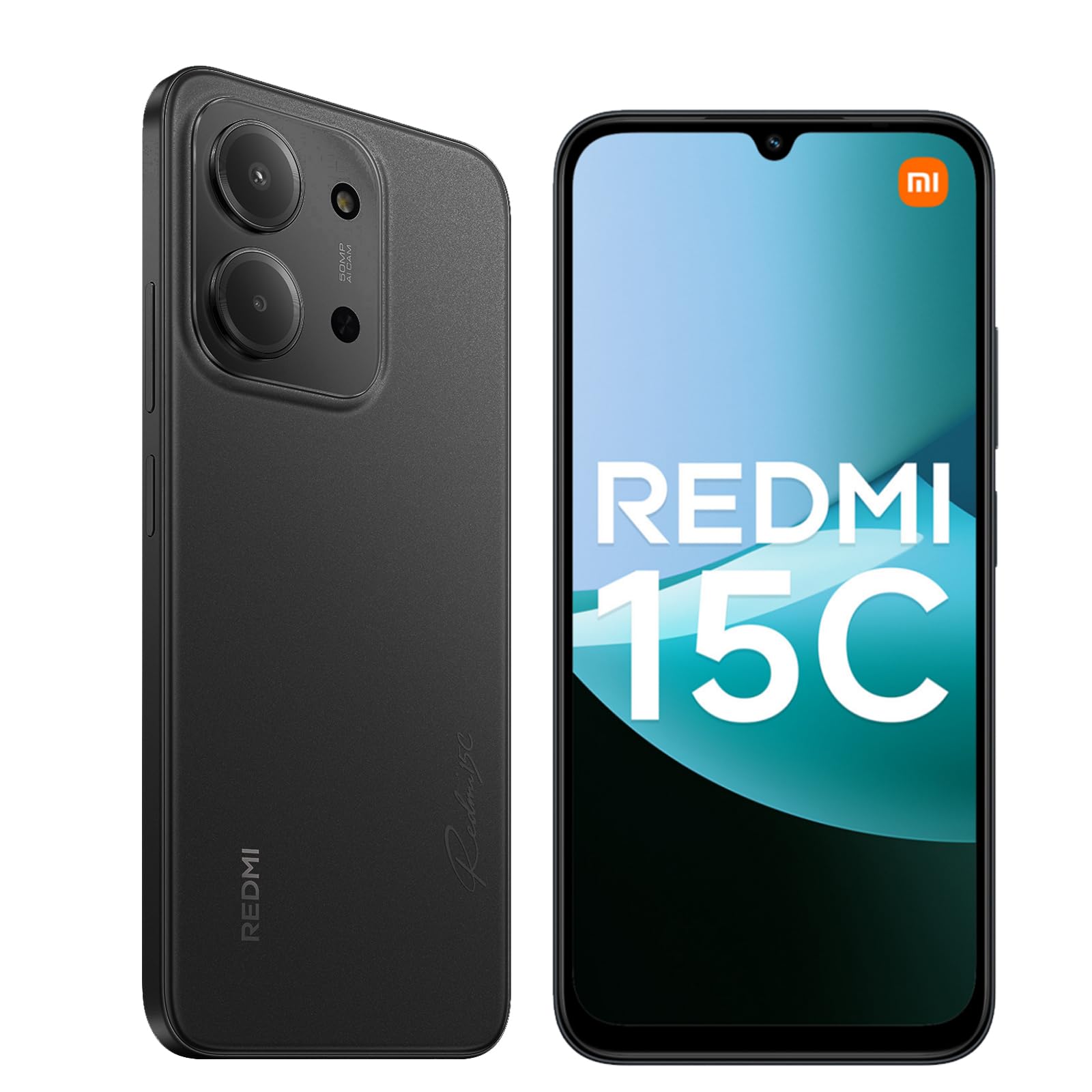 Xiaomi Redmi 15C 4G (6.9''- NFC - 256 Go, 4 Go RAM) Noir