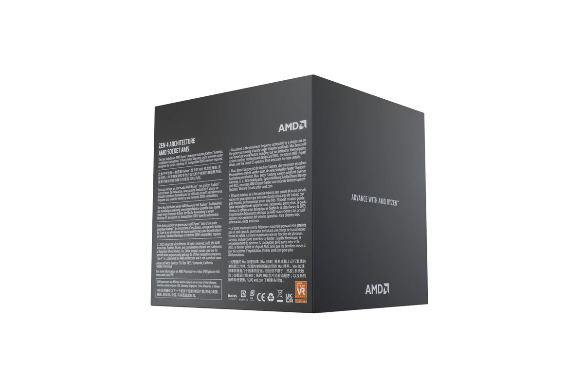 AMD Ryzen 9 7900 5.4GHz AM5 12C/24T 65W 76Mo with Wraith Prism Cooler BOX