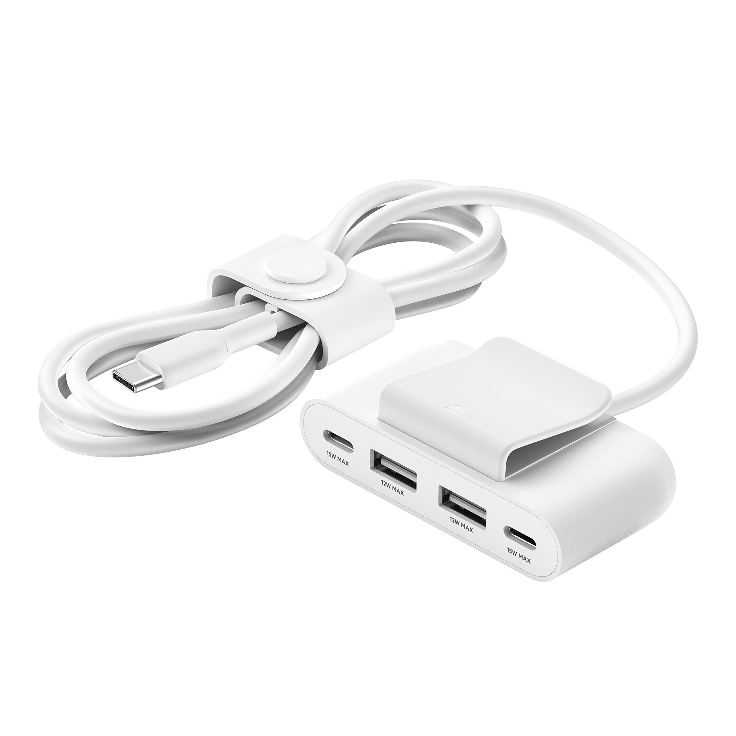 BELKIN BOOST CHARGE up to 30w 2xC + 2xA 4 Port Power Extender White