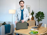 TRUST Bundle sacoche BOLOGNA 16p + souris sans fil YVI+ - Green