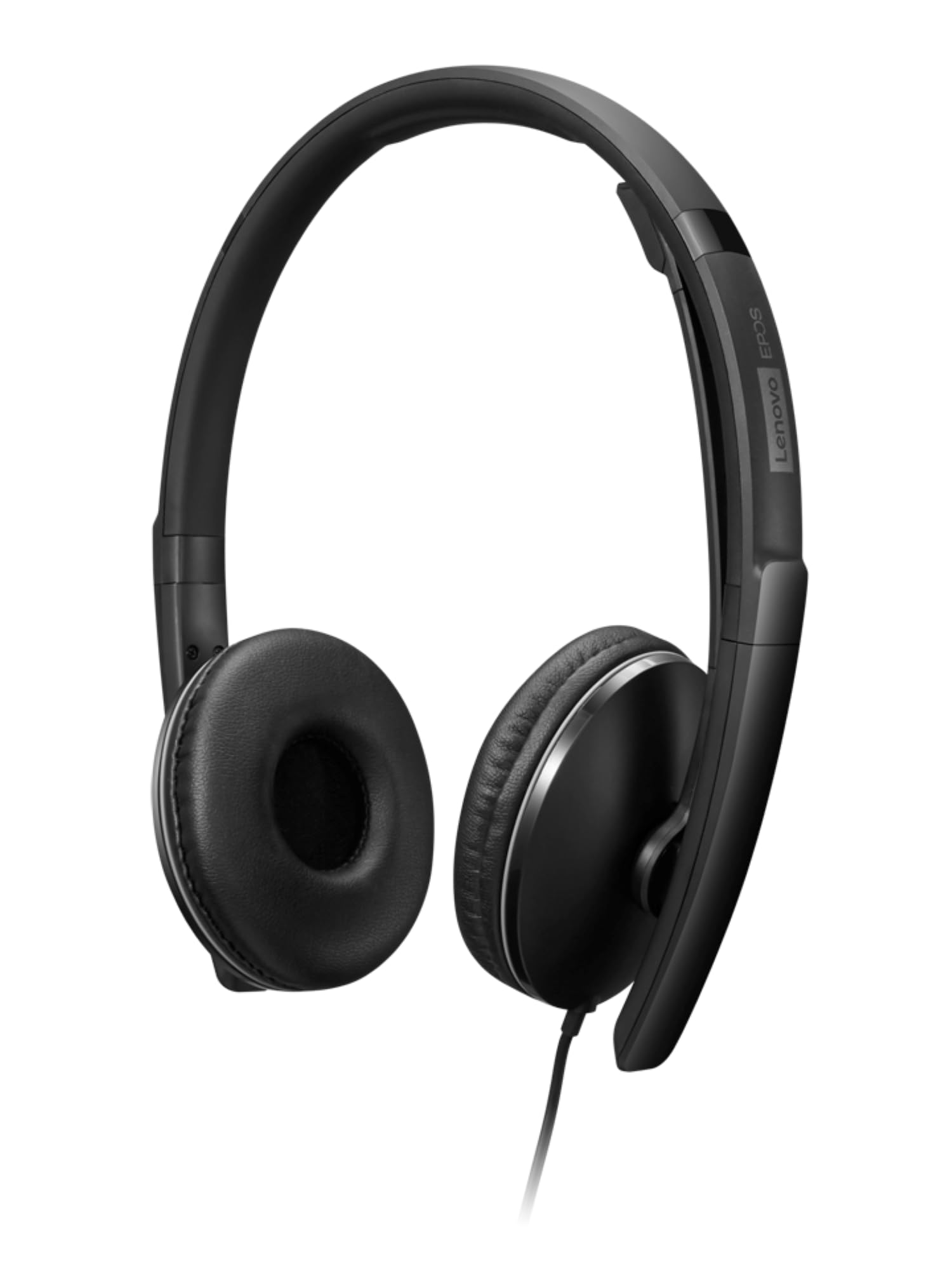 LENOVO - Gen 2 - Micro-casque - sur-oreille - filaire - USB-C - noir - Certifié pour Microsoft Teams
