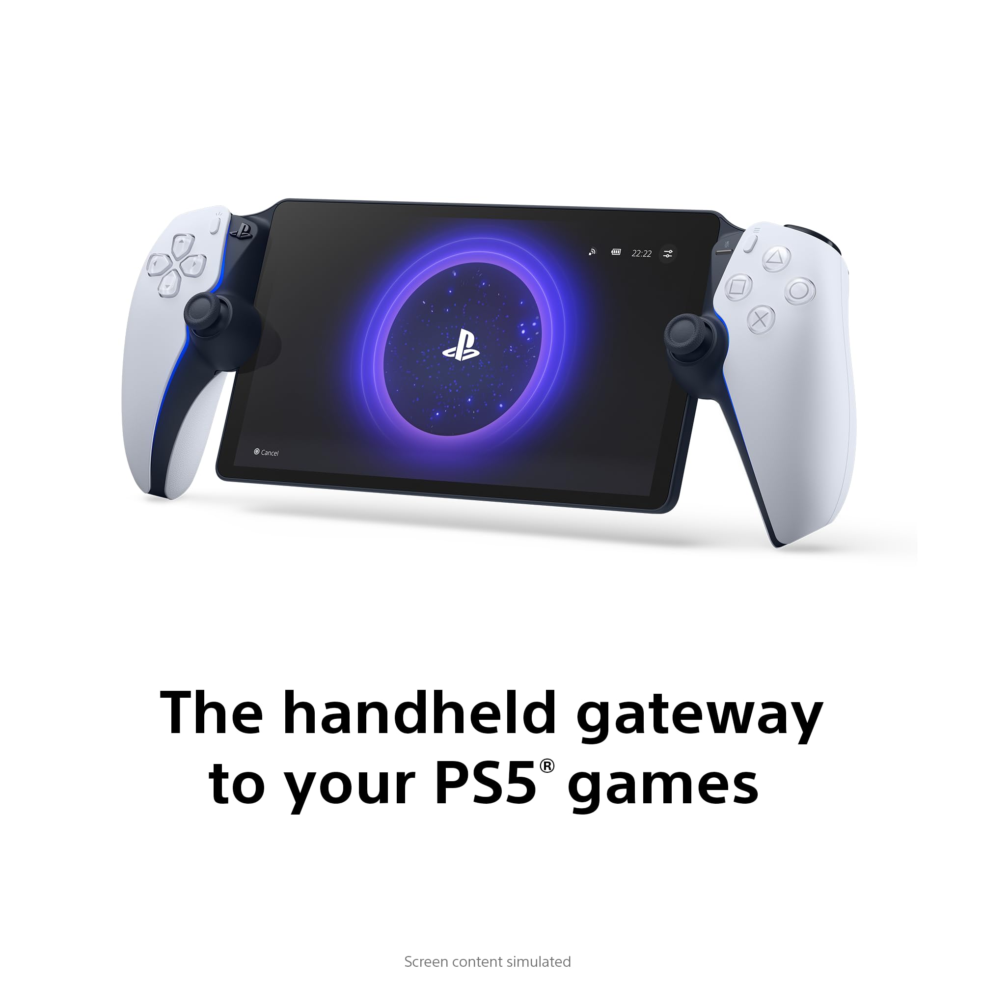 Playstation Portal - Lecteur à distance pour Playstation 5 (Écran 8'', Pas besoin de TV) Blanc