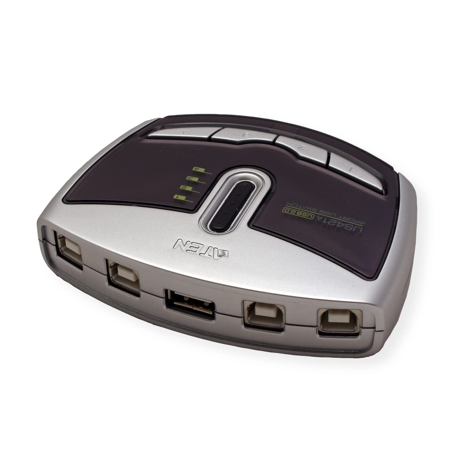 ATEN US421A-AT commutateur écran, clavier et souris Noir, Gris